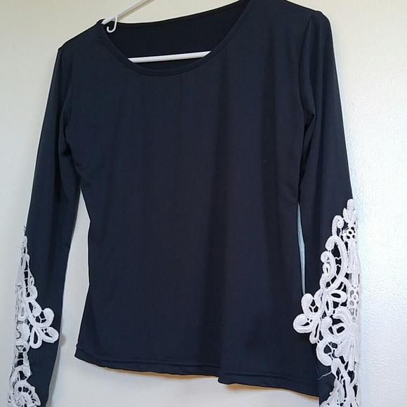 Crochet sleeve top