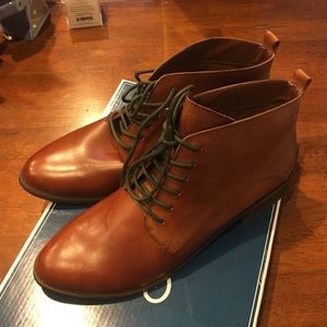 Seychelles Revive Cognac Leather Booties