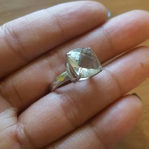Green Quartz Costume Ring
