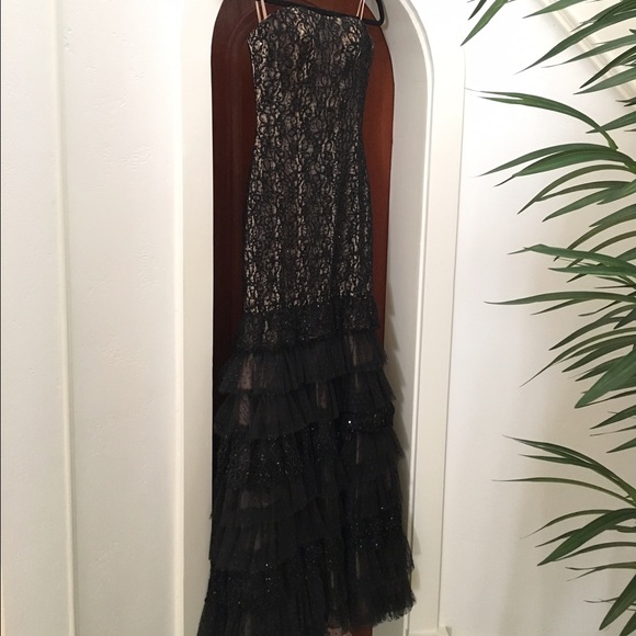 Jovani NY Black Strapless Evening/Prom Gown Sz 4