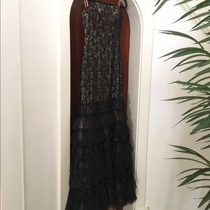 Jovani NY Black Strapless Evening/Prom Gown Sz 4