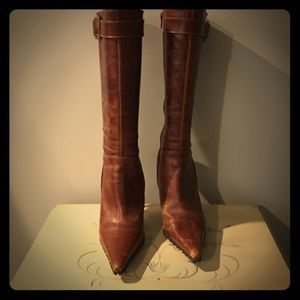 High heel tall boots