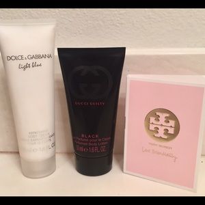 High end perfume scented lotion bundle