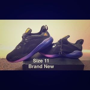 Size 11 Adidas Alphabounce Purple and Black