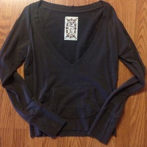 Old Navy brown neck sweatshirt