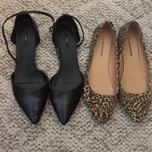 Two pairs of size 8 flats