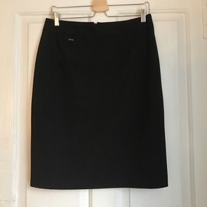 Calvin Klein black suiting pencil skirt