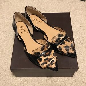 Banana Republic Leopard Print Oxford Flats