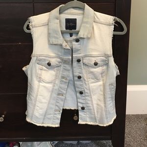 Jessica Simpson Jean Vest
