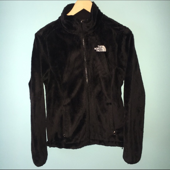 BLACK NORTH FACE FLEECE JACKET
