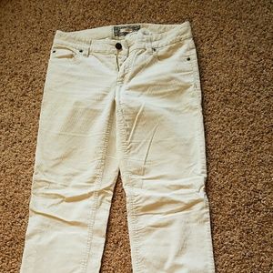 J Crew Winter White Cords - 0S