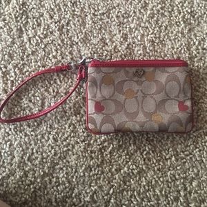 Coach Poppy Wristlet
