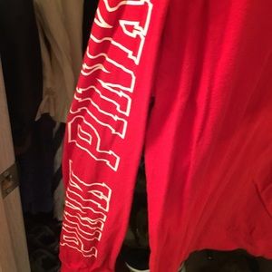 Pink Victoria Secret Red long sleeve