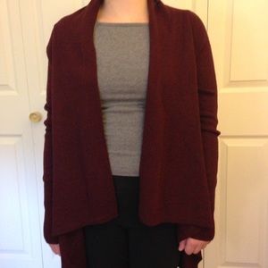 Maroon H&M cardigan