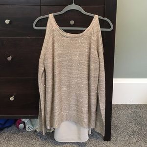 Nude Sequin Sweater