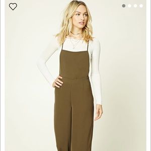 Dark Olive Cami Jumpsuit