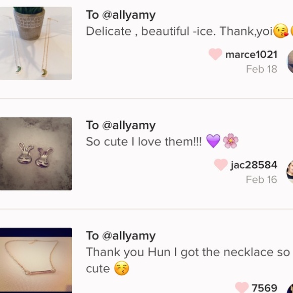 New Gold or Silver Moon crescent necklace - Picture 7 of 7