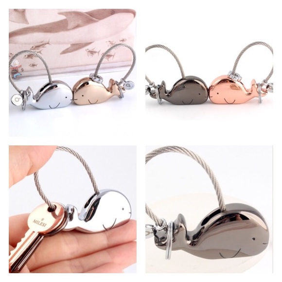 Key ring magnetic whale pals pair - Picture 4 of 5