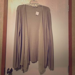 Long sleeve tan cardigan