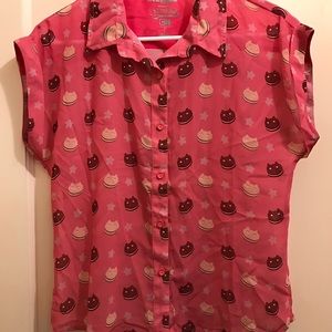 Steven Universe button down shirt.