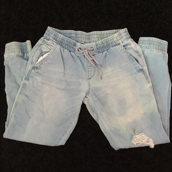 Chambray Joggers