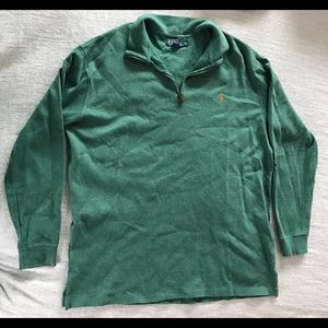 Cotton Pullover Ralph Lauren half zip.