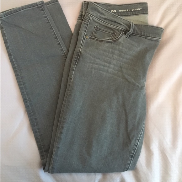 Loft Grey Modern Skinny Jeans - Picture 2 of 3