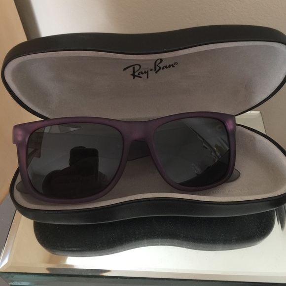 Purple and Grey Ray-Bans - Picture 1 of 3