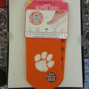 Women's Clemson Tiger Gripper Socks