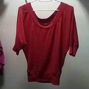 Beautiful Soft red dolman sweater
