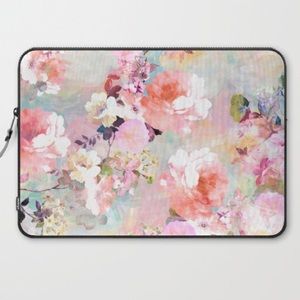 Society6 15" Floral Laptop Case