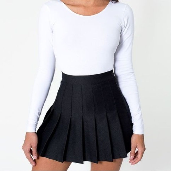Black American Apparel Tennis Skirt Sz Medium