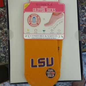 Women's LSU Gripper Socks