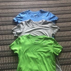 Lot of 3 Nike dri-fit shirts