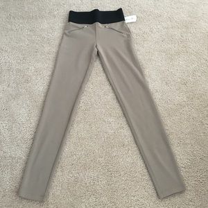 NWT - Black and Taupe leggings - Small / S