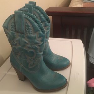 Turquoise Cowboy Boots