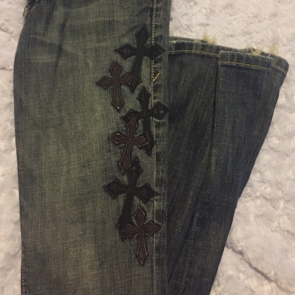 Sinful leather cross jeans - Picture 4 of 4