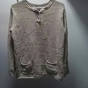 Vintage warm cozy tan sweater M/L