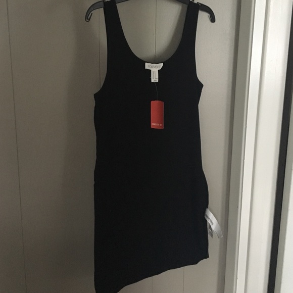 Black mini dress