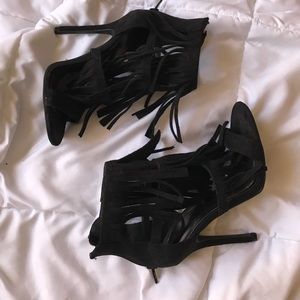 Fringe heels