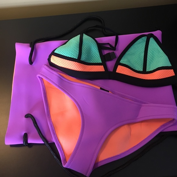 Triangl Bathing suit with matching bag