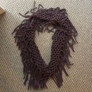 Cozy purple scarf