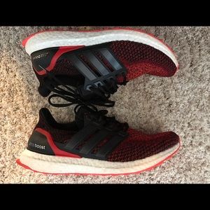 Adidas Solar Red Ultra Boost Size 9