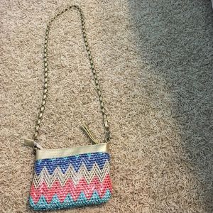 Colorful cross body purse!