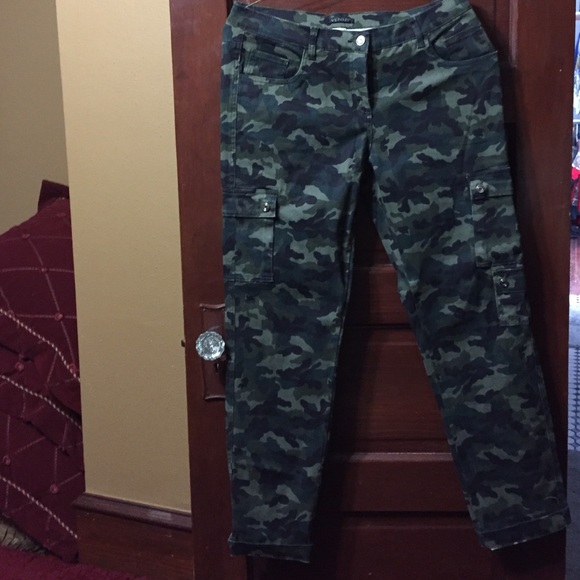 Venus Camo Jeans tapered leg