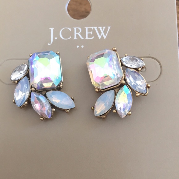 NWT J.Crew Crystal Wave Earrings - FLASH SALE! - Picture 3 of 3