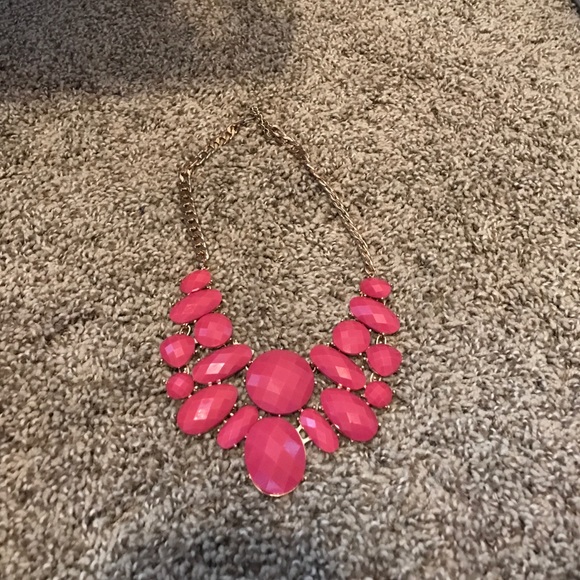 Charlotte Russe Pink Statement Necklace