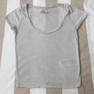 Hollister striped Crop top