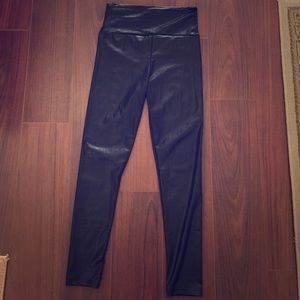 Black Leather Leggings! Super Comfy!