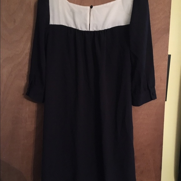 Black and white chiffon dress. - Picture 2 of 3